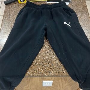 Puma Black Sweatpants Modern Tapered Fit